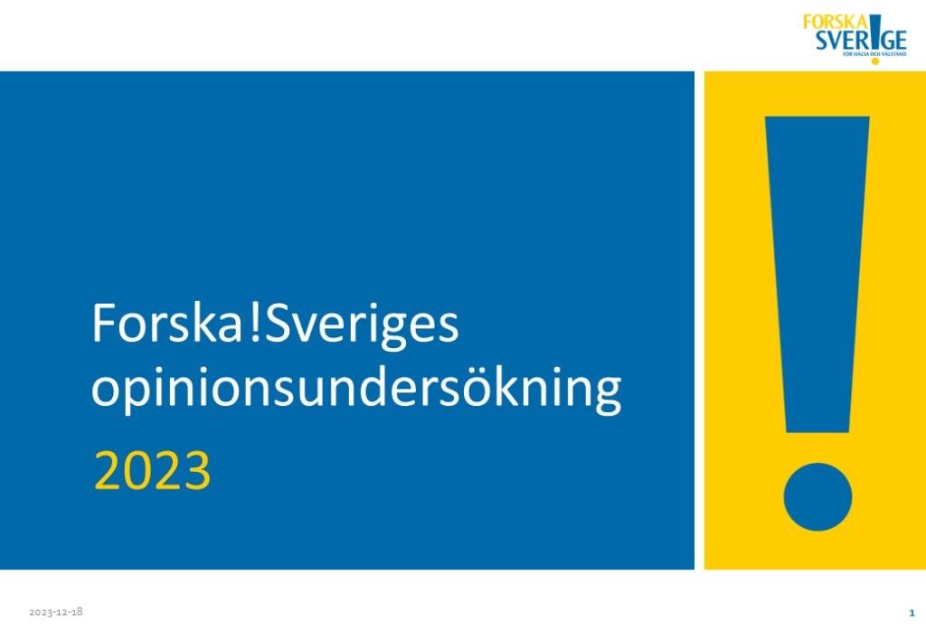 Opinionsundersökningar Forska!Sverige