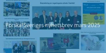 Forska!Sveriges nyhetsbrev mars 2025